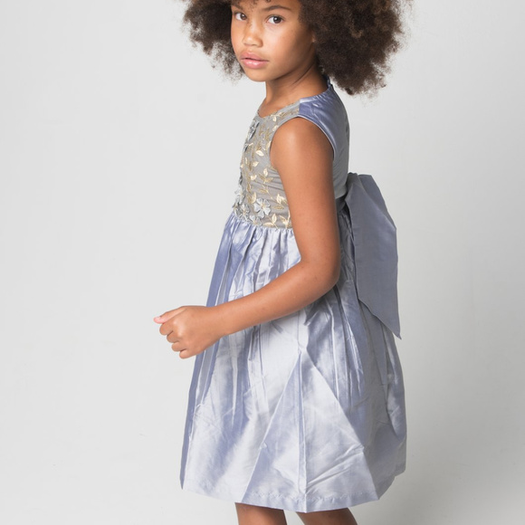 NEW Boho Kids Floral Embroidered Dress - Picture 2 of 5